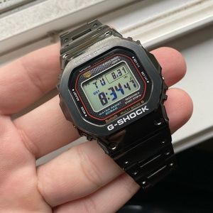 G-SHOCK GMW-B5000-1 w/ DLC Solar atomic Bluetooth